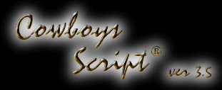 [ Cowboys Script® ] ver 3.5 - By BoMbA_CaJu & Branco_Billy
